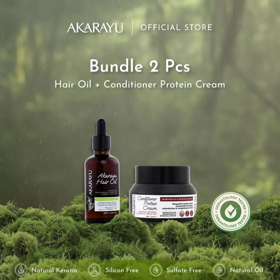 conditioner + hair oil